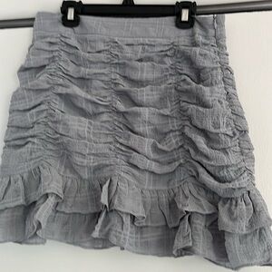 Gray miou muse gray skirt size medium